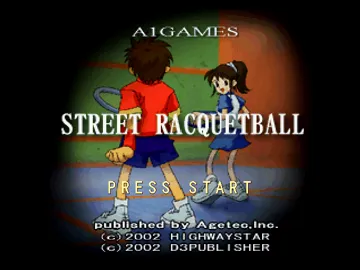 Street Racquetball (US) screen shot title